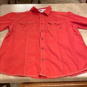 Men’s Ecoths snap up shirt size medium